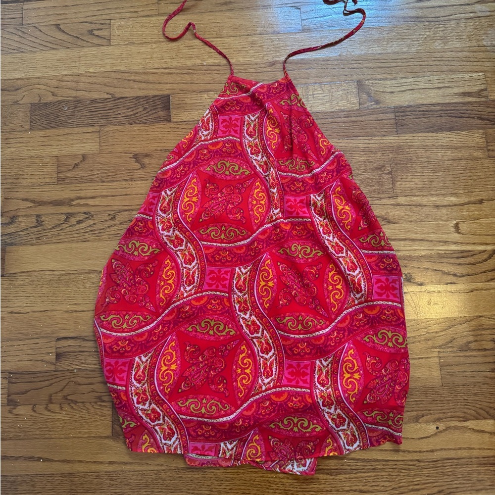 Halter dress. Small. Open back.
